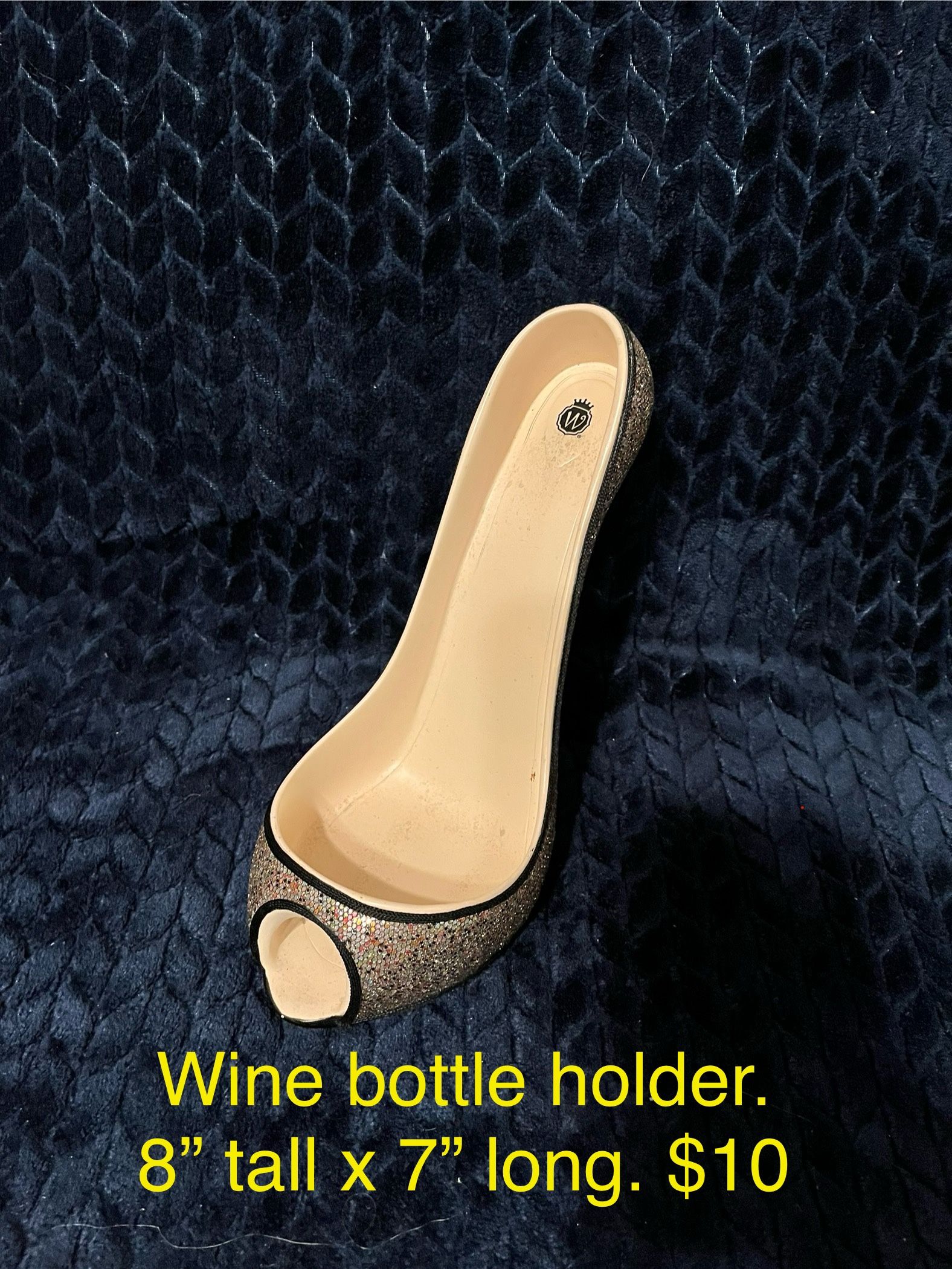 Wine Bottle Holder - Glass Shoe