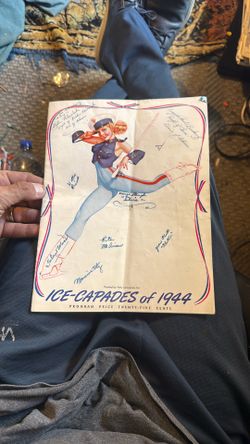 Ice Capades Of 1944 Autographed Program 