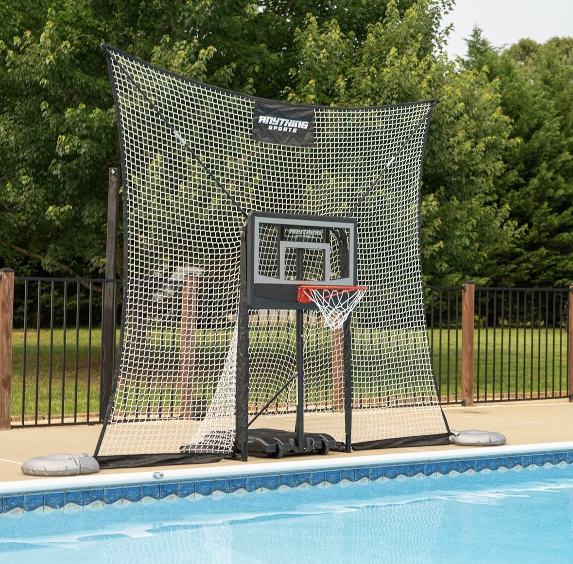 Pool Basketball Hoop w/ Net