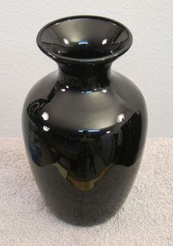 Black Amethyst vase