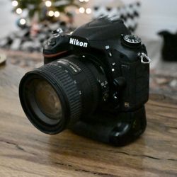Nikon D750 With Grip And Lens