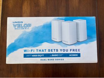 Linksys Velop Mesh Router - 3 Pack AC3900