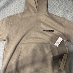 Essential Hoodie Dark Oak Size M Authentic New $50