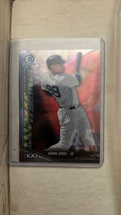 Aaron Judge top 100 Bowman Chrome Card