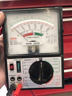 Sears voltage meter