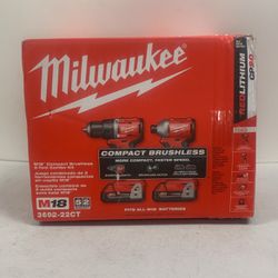 Milwaukee Compact Brushless Two Tool Compact Kit