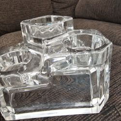 5 Tiered Crystal Candle Holder