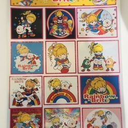 Rainbow Brite Sticker Sheet