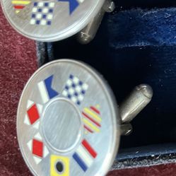 Tiffany  Silver Cuff Links 