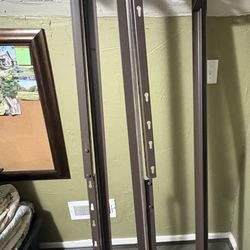 Queen Or Full Size Bed Frame With Locking Wheels 