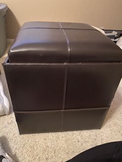 Foot rest/side table/ storage