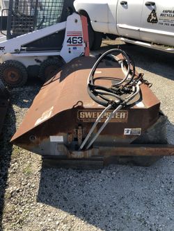 74 inch Bobcat Sweeper Attachment