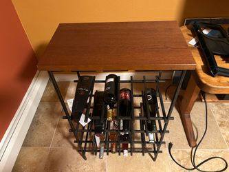 Wine rack (wine not included)  OBO