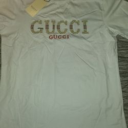 G.u.c.c.i Designer Logo Shirt SIZE Large 
