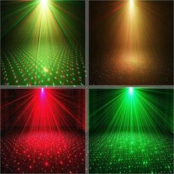Mini LED Laser Projector Stage R&G Lighting Disco Party Club KTV