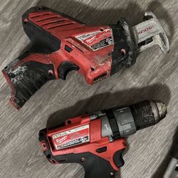 Milwaukee M12. Sawzall And Drill