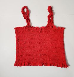 Old Navy Women's Red Top Size: L