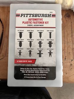 Automotive plastic fastener kit