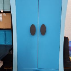 Ikea Mammut Blue Wardrobe