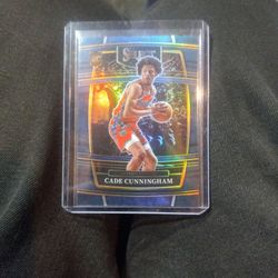 2021-22 Panini Select - Concourse Level (Blue Silver Prizm) Cade Cunningham Rookie Card