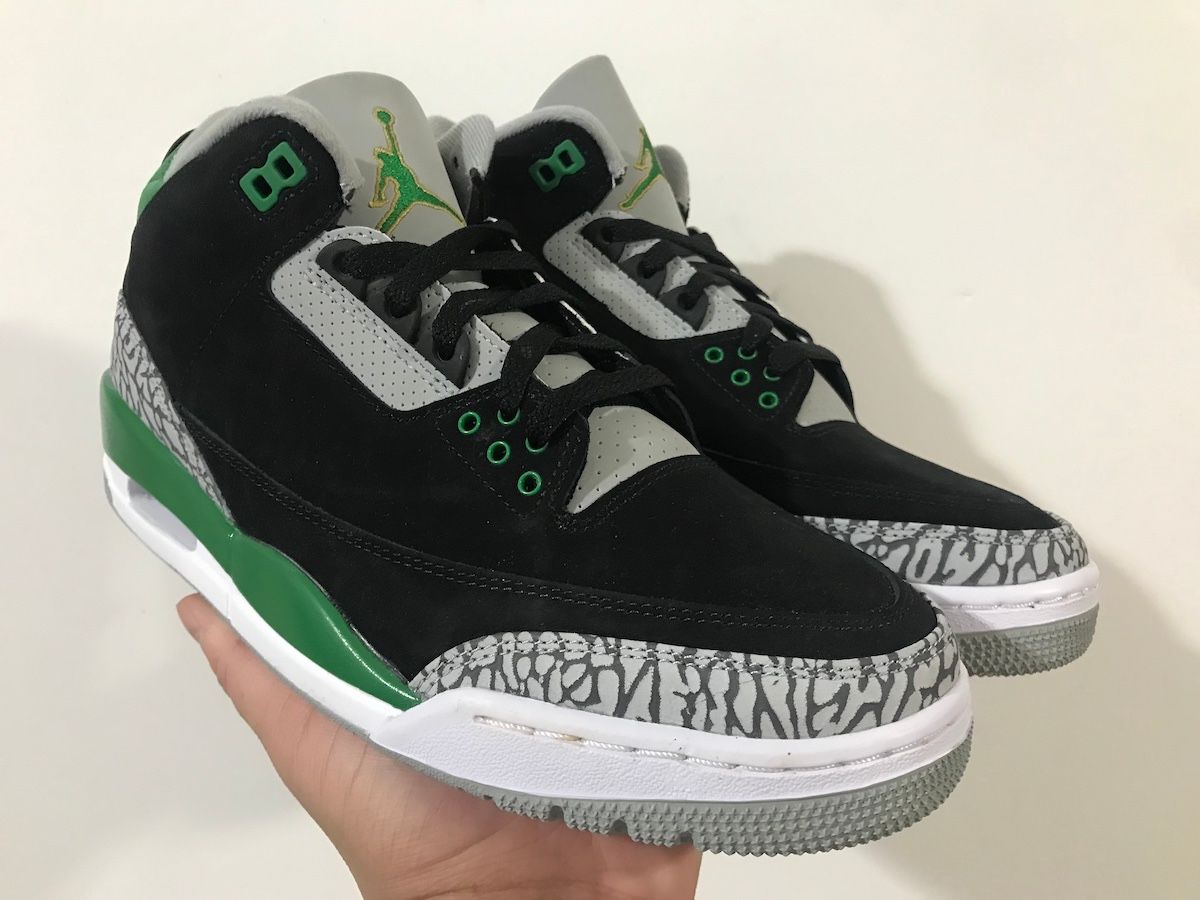 Size 11 Pine Green Jordan 3 Brand New Never Worn