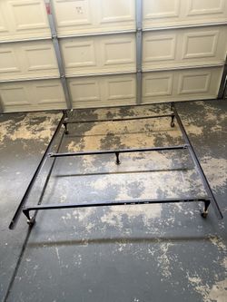 Queen size metal bed frame