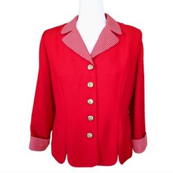 eslie Fay Red Women's Jacket.