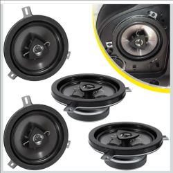 4 Pack Speaker Upgrade For 2007-2018 Jeep Wrangler and more