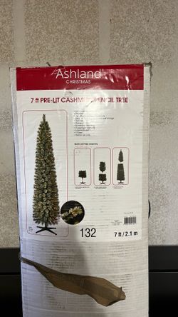 MOVING SALE!!- 7ft Christmas Pre-lit Pencil Tree