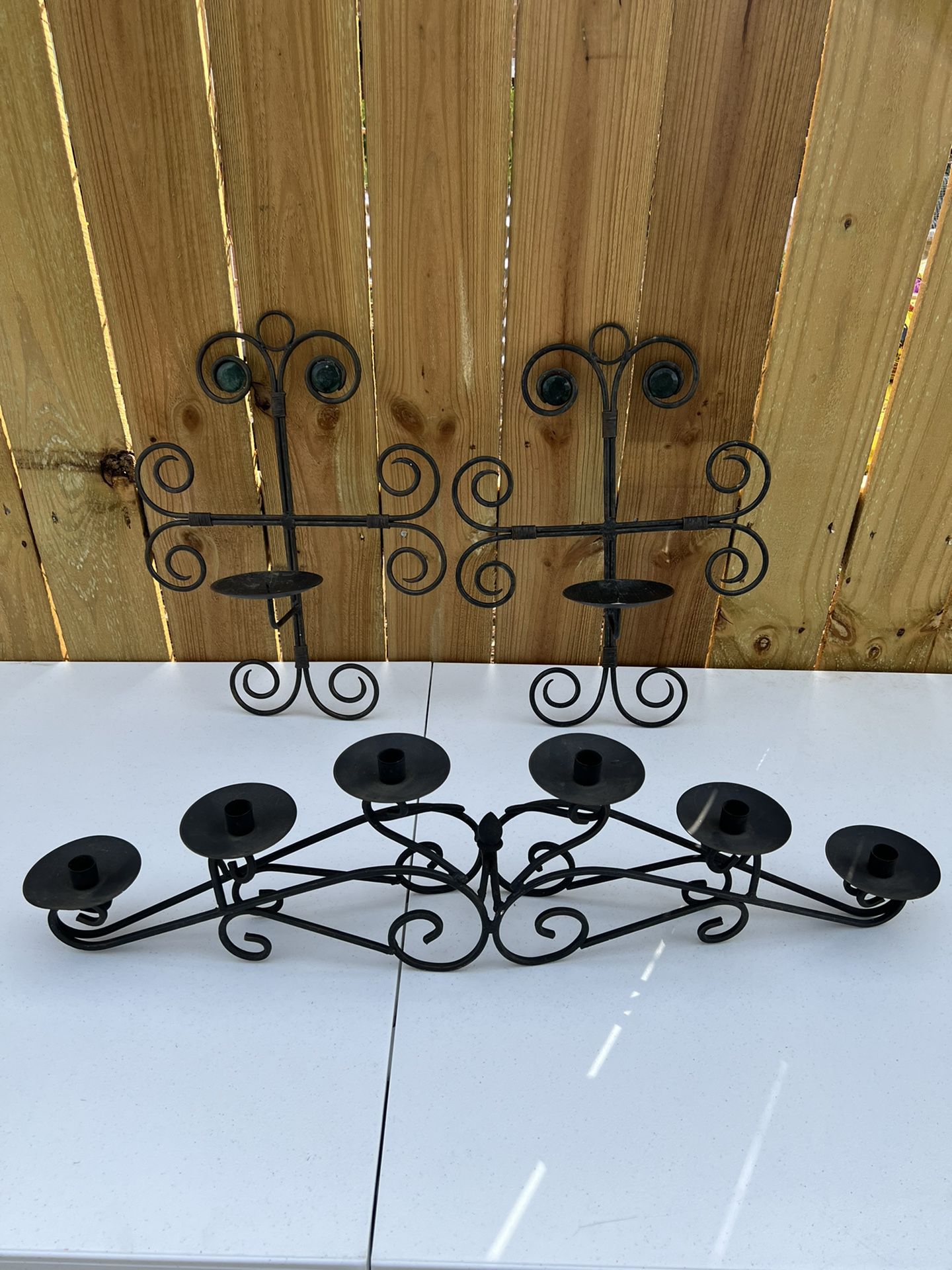 Pier 1 Rustic Candle Holders Wall And Table 