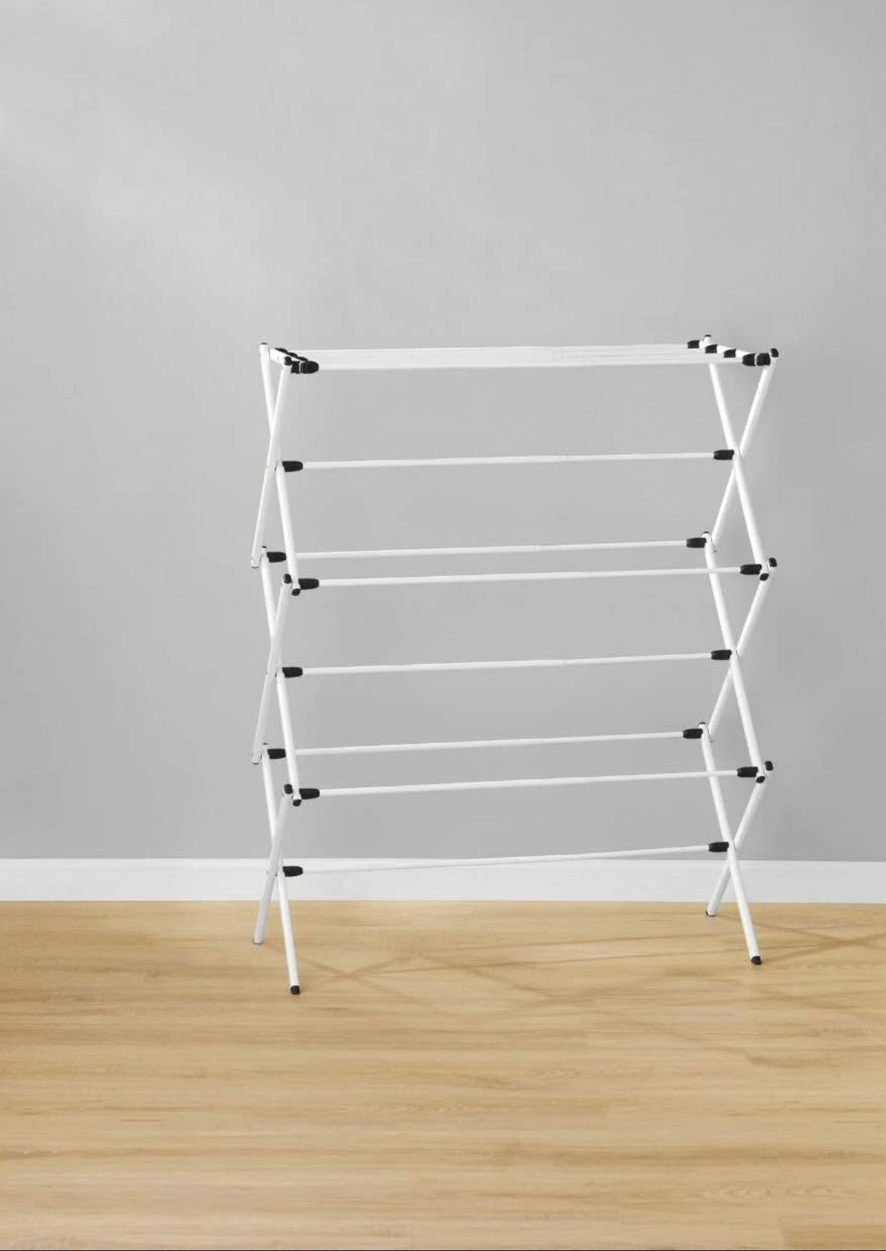 White Expandable Folding Drying Rack