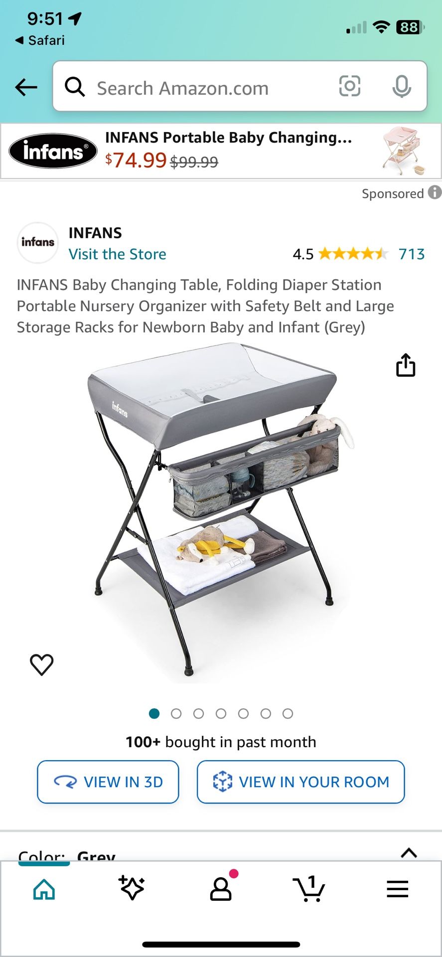 Baby Changing Table