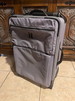 22” Luggage Grey Carry-on Suitcase