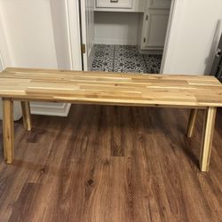 Solid Wood Bench