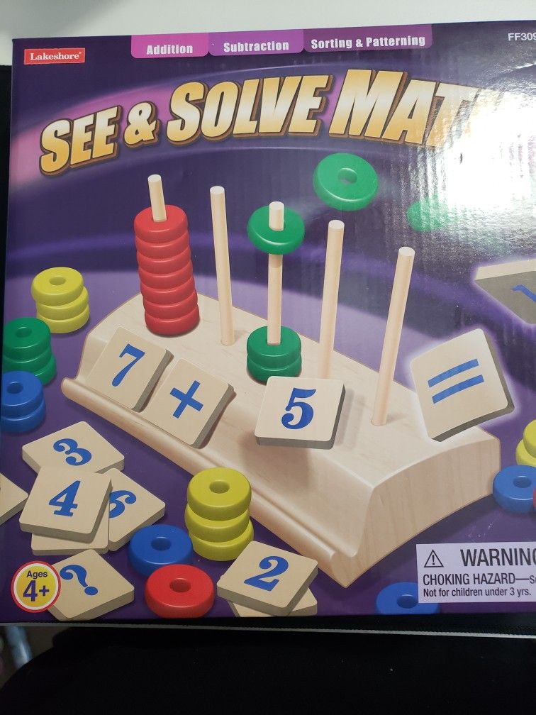 Lakeshore Learning Store: See and Solve Math Center.. Great For Home School