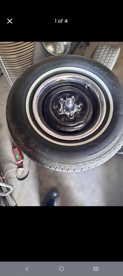 1956 Chevy Bel Air 15x7 steel wheels