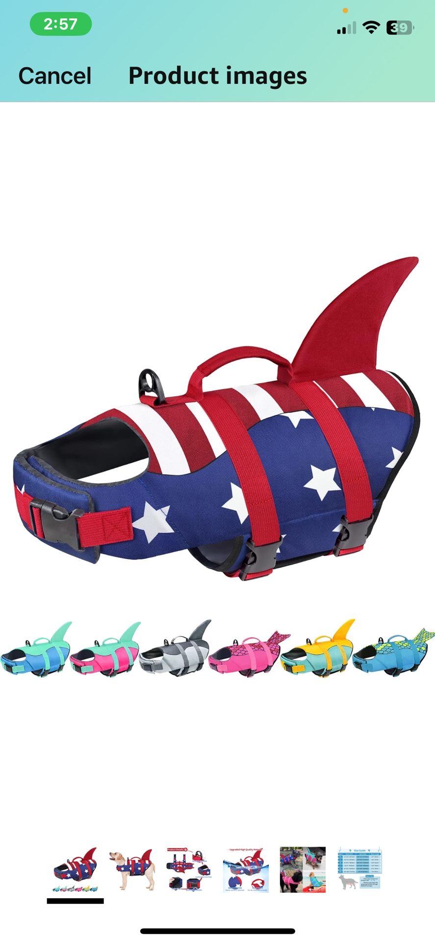 Life Jacket Shark Swimsuit 