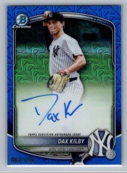 2025 Bowman Chrome  Dax Kilby baseball card