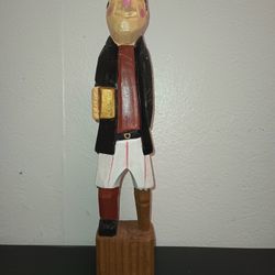 Wooden Pirate Statue 
