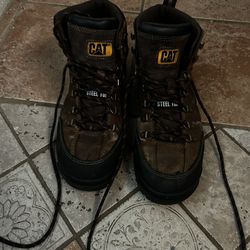 Mens steel toe work boots