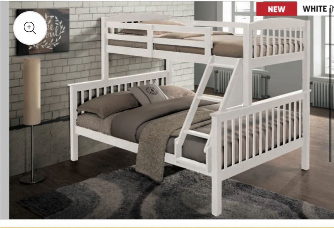 Twin Over Full Bunk Beds (FREE DELIVERY)