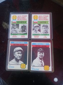 Vintage baseball cards