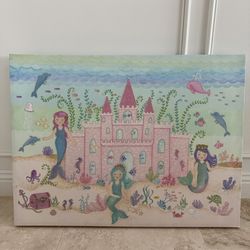 Large Canvas Mermaid Picture 30x40”