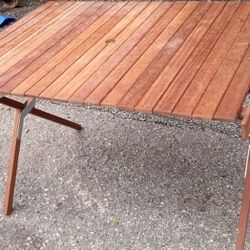Outdoor Table With Hole For Umbrella