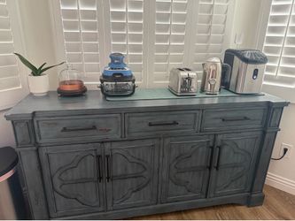 Beautiful cabinet storage kitchen buffet credenza or media center