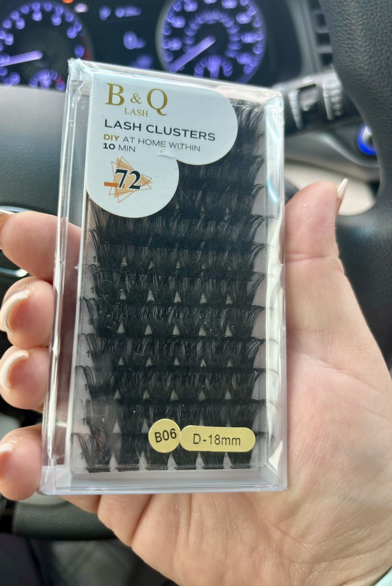 B & Q Lash Clusters.