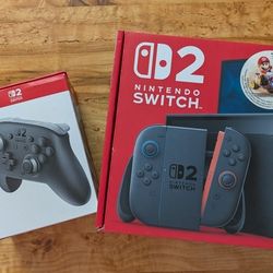 Nintendo Switch 2 w/ Mario Kart World + Pro Controller