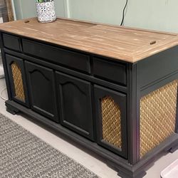 RCA surround system/cabinet stereo