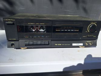 Crown Stereo Cassette Deck Player 