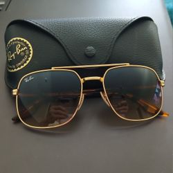 Ray-Ban RB3699 Sunglasses in Arista Gold and Brown